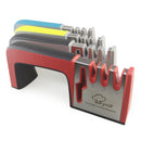 MYVIT Sharpener 4 in 1 Diamond Coated & Fine Ceramic Rod Shears and Scissors Sharpening Sharpen Stone