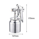 F75 400ML Pneumatic Spray Airbrush Sprayer Alloy Painting Atomizer Airbrush Tool With Hopper