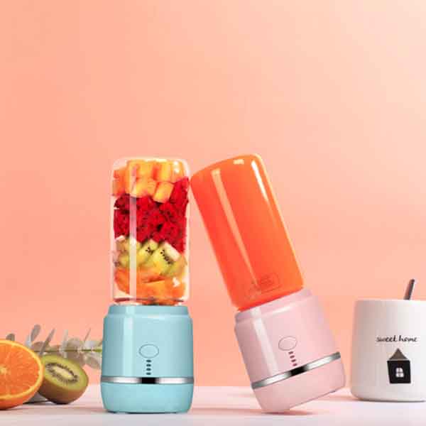 400ml USB Rechargeable Juicer Mixer Electric Fast Blenders Portable Camping Travel Juice Cup Machine