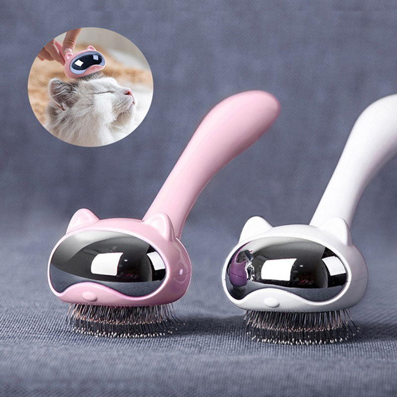 Jormel Pet Dog Cat Hair Removal Brush Space Cat Stainless Steel Dog Comb Grooming Tools Hair Shedding Trimmer Comb for Dogs Cats