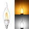 E27 E14 E12 B22 B15 4W Silver Pull Tail Incandescent Light Lamp Bulb Non-Dimmable 110V