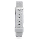 Replacement 14mm Rubber Strap Metal Case  Bracelet Wristband for Xiaomi Miband 2