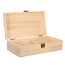 25 Grids Wooden Parts Storage Box
