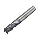 Drillpro 7pcs 1-10mm 4 Flutes End Mill Cutter Tungsten Carbide Milling Cutter CNC Tool
