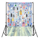 5x7FT Colorful Wood Wall Vinyl Photography Backdrop Photo Background Studio Prop