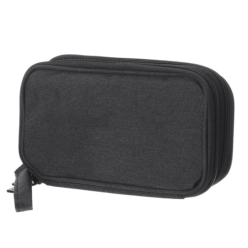 Waterproof Nylon Double Layer Data Cable Charging Treasure Storage Bag Cable Bag Case Organizer Earphone Bag