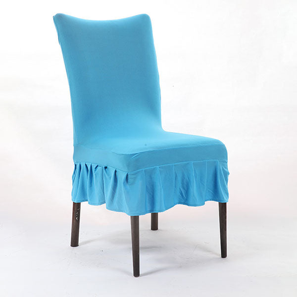 Honana Elegant Pure Color Elastic Stretch Chair Seat Cover Dining Room Home Wedding Deco