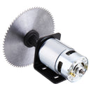 Machifit 775 Motor Table Saw Kit DC 12V Gear Motor with Mounting Bracket and Saw Blade for Woodworking