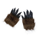 1 Pair Wolf Gloves Halloween Mask Animal Set Werewolf Masquerade