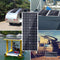 200W Flexible Solar Panel USB Monocrystalline Connecter Battery Charger For Camping Hiking Climbing Cycling