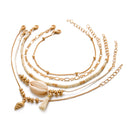 Wind Braided Bracelet Shell Beads Set Bracelet Set
