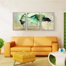 Miico Hand Painted Three Combination Decorative Paintings Dancing Youth Wall Art For Home Decoration