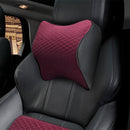 Leather Memory Foam Car Pillow