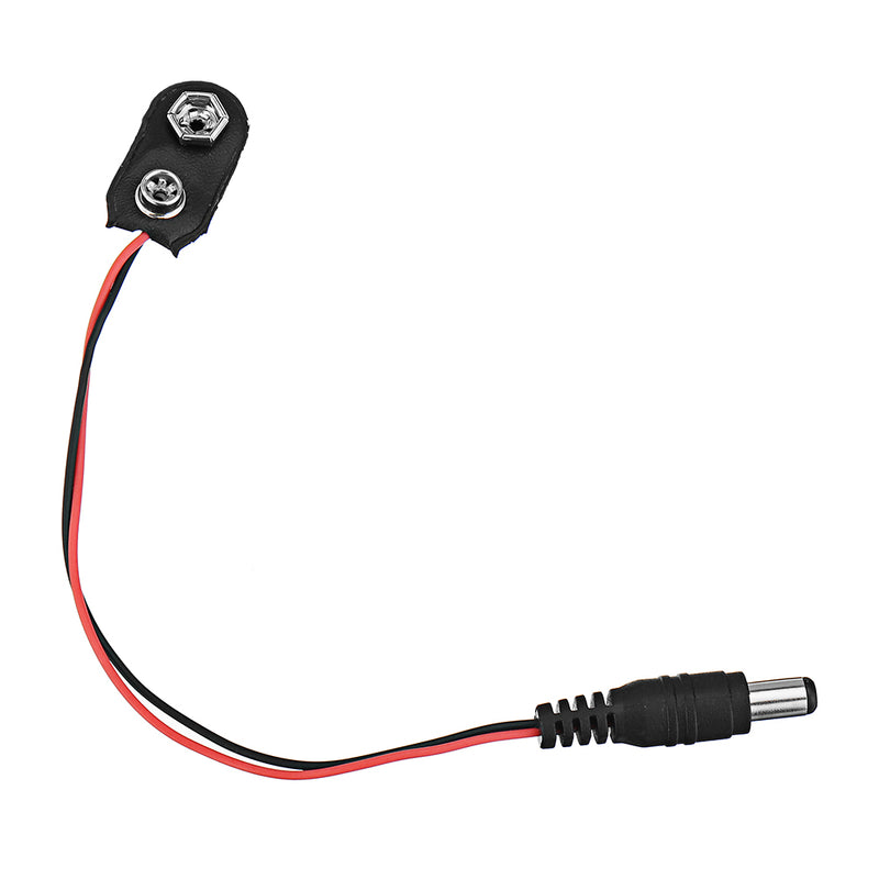 10pcs DC 9V Battery Button Power Plug Mega 2560 1280 UNO R3 132 9V Battery Buckle I Type