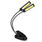 3W COB 3Modes 2 x COBs Flexible USB Rechargeable Double Head Clip-On Work Light LED Flashlight Night