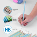 Mprince M343 36 Pcs Colorful Wooden HB Pencils with Pencil Case Hexagonal Pencil Stationery for School Office Drawing Sketching Writng