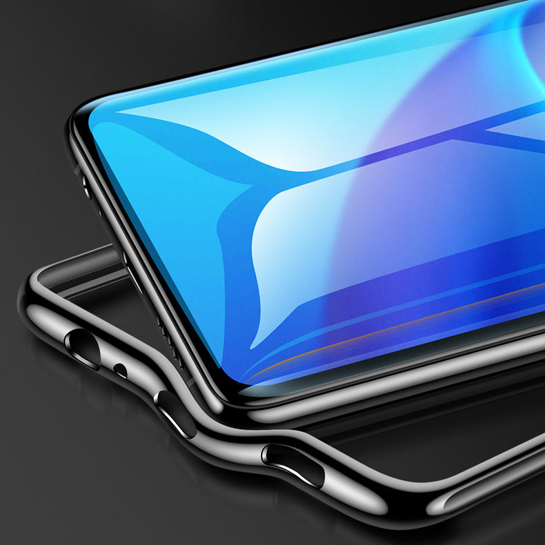 For Huawei P30 Pro CAFELE Plating Shockproof Transparent Ultra Thin Soft TPU Protective Case