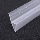 1M h-Shape Bath Shower Screen Door Window Water Sealing Strip Straight  6/8/10/12mm