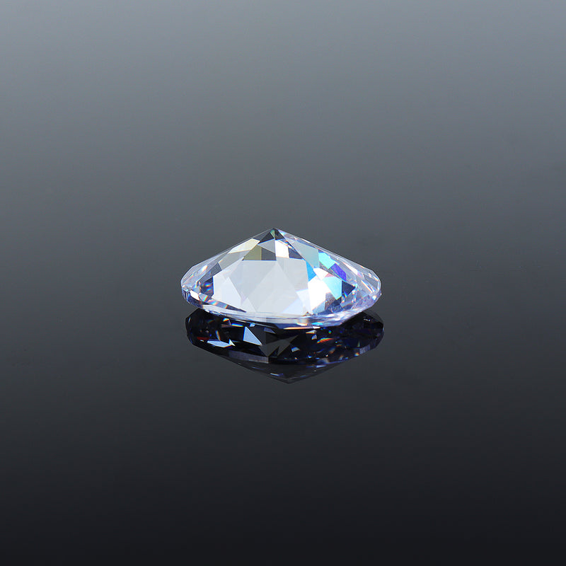 18*25mm White Zircon Sapphire Diamond Oval Cut Loose Gemstones AAA Craft Decorations