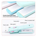 2 IN 1 Professional Styler Flat Iron Hair Straightener Curling Ceramic Panel Cute Fruit Pattern