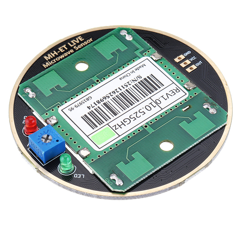 HB100 X 10.525GHz Microwave Sensor 2-16M Doppler Ra dar Human Body Induction Switch Module for Ardunio