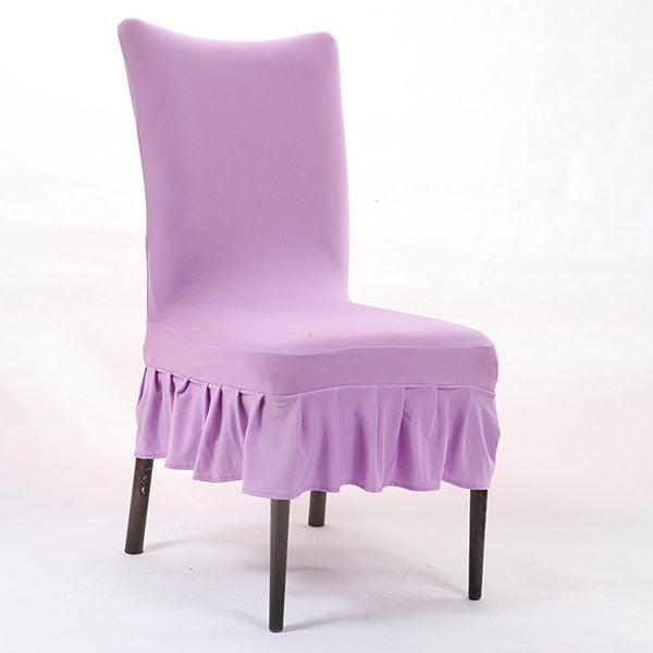 Honana Elegant Pure Color Elastic Stretch Chair Seat Cover Dining Room Home Wedding Deco