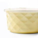 3pcs Colorful Porcelain Sealed Bowls Set Large Soup Salad Bowl Set With Lids Tableware