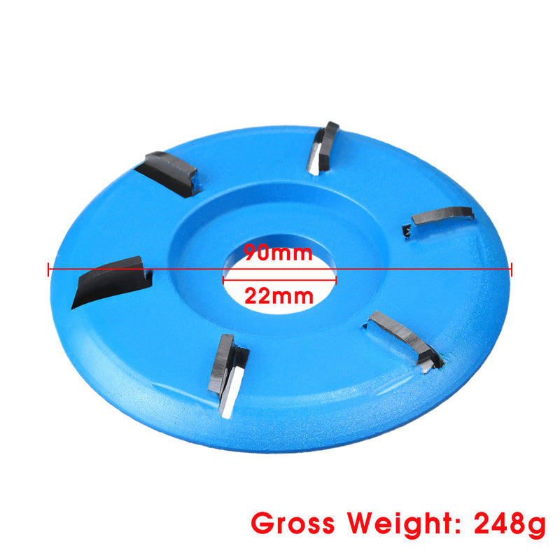 ARC 5-tooth Plane Wood Carving Tool Milling Cutter For 22mm Angle Grinder Woodworking