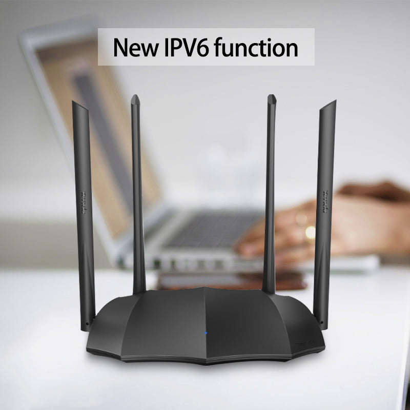Tenda AC8 AC1200M Router WiFi Support IPV6 Home Coverage Dual Band Wireless Router App Control