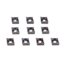 Drillpro 10pcs CCMT060204-SM Carbide Insert for SCLCR Turning Tool Holder