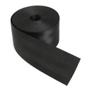 5m Seat Belt Strap Webbing Polyester Fiber Black Break Strength 2500KG 47mm Wide
