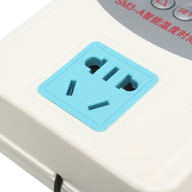 Digital LED Thermostat Temperature Controller with Magnetic Probe 220V -9-99C