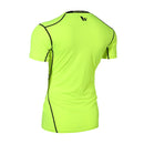 Men Elastic Tight Short Sleeve Sports Clothing Bicycle Cycling Jersey Wicking Quikcly Dry