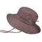 Tactical Cap Outdoor Fisherman Hat Folding Portable Bucket Hat Hiking Climbing Sun Protection Floppy Hat
