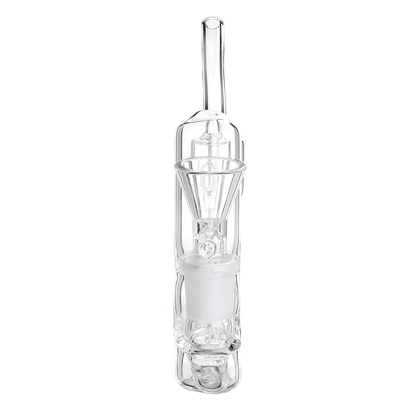 14cm Height Glass Water Hook-ah With Double Filter Bubble
