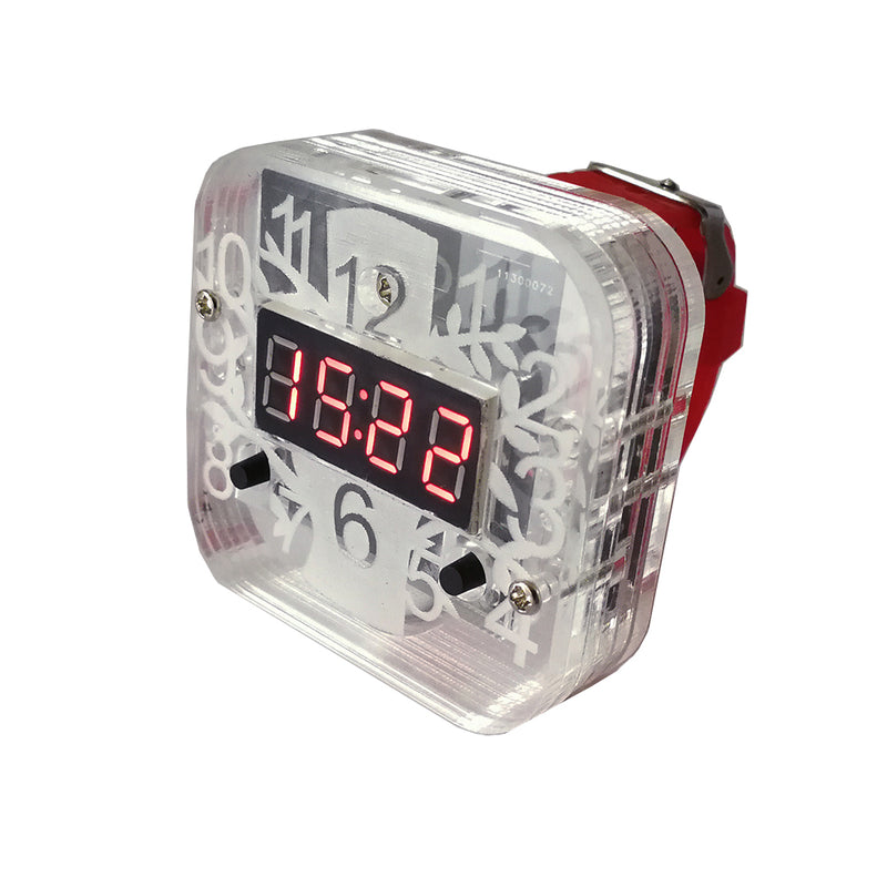 Geekcreit DIY Creative Electronic Watch Kit 51 Single-chip LED Digital Tube Clock Training Production Kit