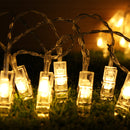 4.2M USB Battery Powered 40LED Photo Picture Peg Clip Fairy String Light Holiday Party Hanging Decor