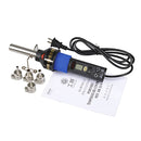 8018LCD 110V US Plug 450 Degree LCD Adjustable Electronic Heat Hot Air Gun IC SMD BGA Desoldering Station with