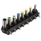 8Pcs Universal AC DC 2 Pin Power Adapter Tips for Power Charge Tester