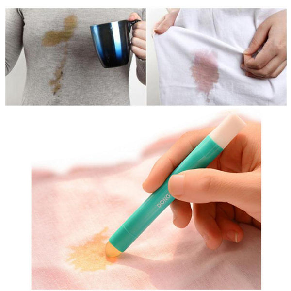 Protable Cleaning Pen Stains Blot Handy Emergency Removing Dry Whirly Cartridge Cloth Dirt