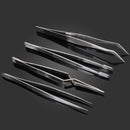 4 Pcs/Kit Mini Portable Silver White Different Shapes BGA Tweezers