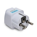 5Pcs Universal AU US UK to EU Europe Plug AC 250V Power Travel Adapter