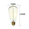 E27 ST64 40W Incandescent Bulb Edison Christmas Tree Light AC 110-120V