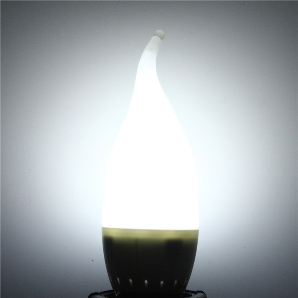 E14 3W White Warm White LED Candle Flame Light Chandelier Bulb AC 220V