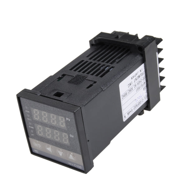 Excellway REX-C100 110-240V 1300 Degree Digital PID Temperature Controller Kit with 400 Degree Probe