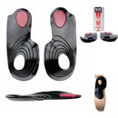 Relif Pain O Leg Orthotic Insoles Shoe Insert Flatfoot Splayfoot Corrector