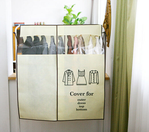 Anti Dust Waterproof Clothes Shirts Wardrobe Cover Non-woven Fabric Clothes Storage Bag