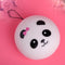 10cm Panda Buns Bread Pendant Charm fr Cell Phone Key Chain Bag Strap