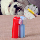 2x Pet Dog Cat Soft Finger Dental Cleaning Toothbrush Massager Teeth Hygiene