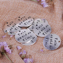 10pcs 1" Tale as old as Time Charm Message Round Pendant Jewelry Findings Gifts